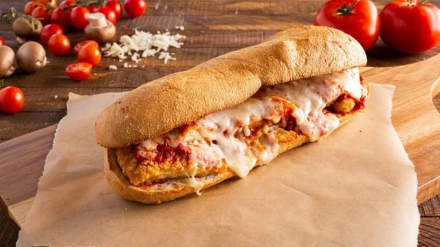 The Chicken Parmigiana Sandwich.