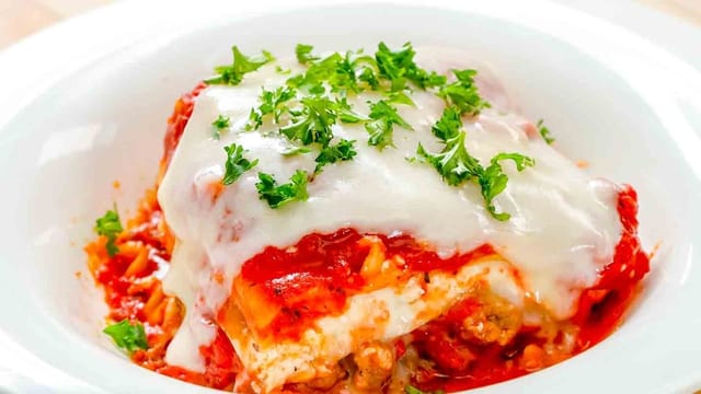 Fresh Baked Lasagna.