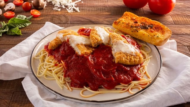 Chicken Parmigiana.